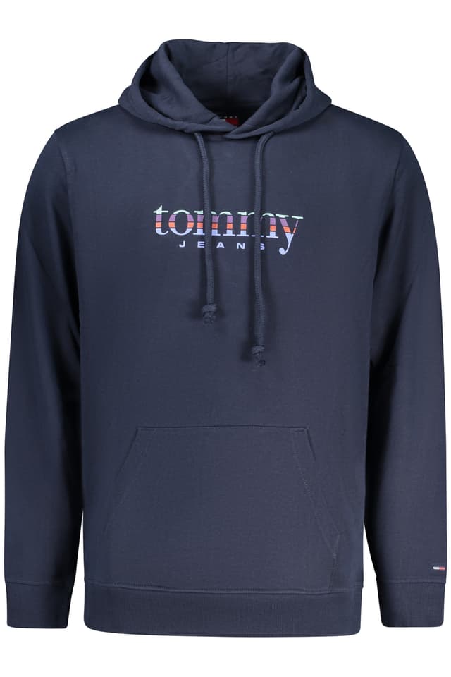 Мъжки суитшърт с цип TOMMY HILFIGER в син цвят