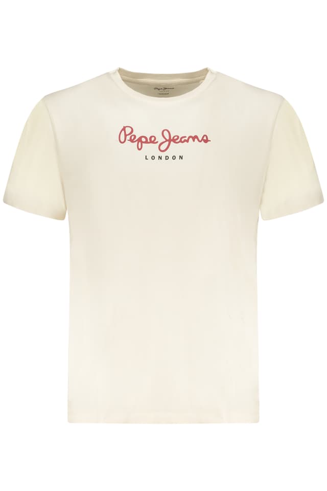 МЪЖКА ТЕНИСКА С КЪС РЪКАВ PEPE JEANS, БЕЖОВА