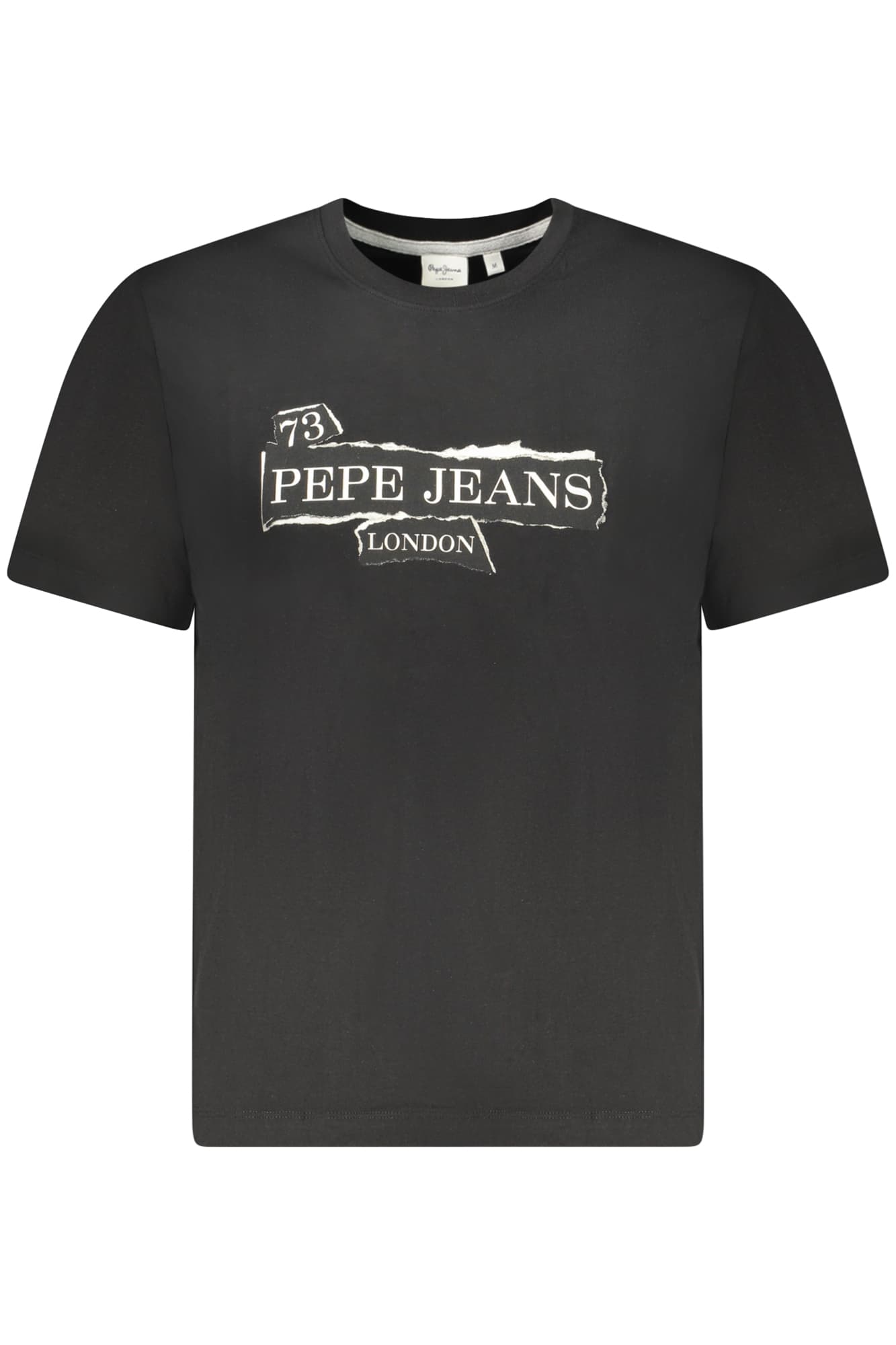 МЪЖКА ТЕНИСКА С КЪС РЪКАВ PEPE JEANS, ЧЕРНА - PEPE JEANS