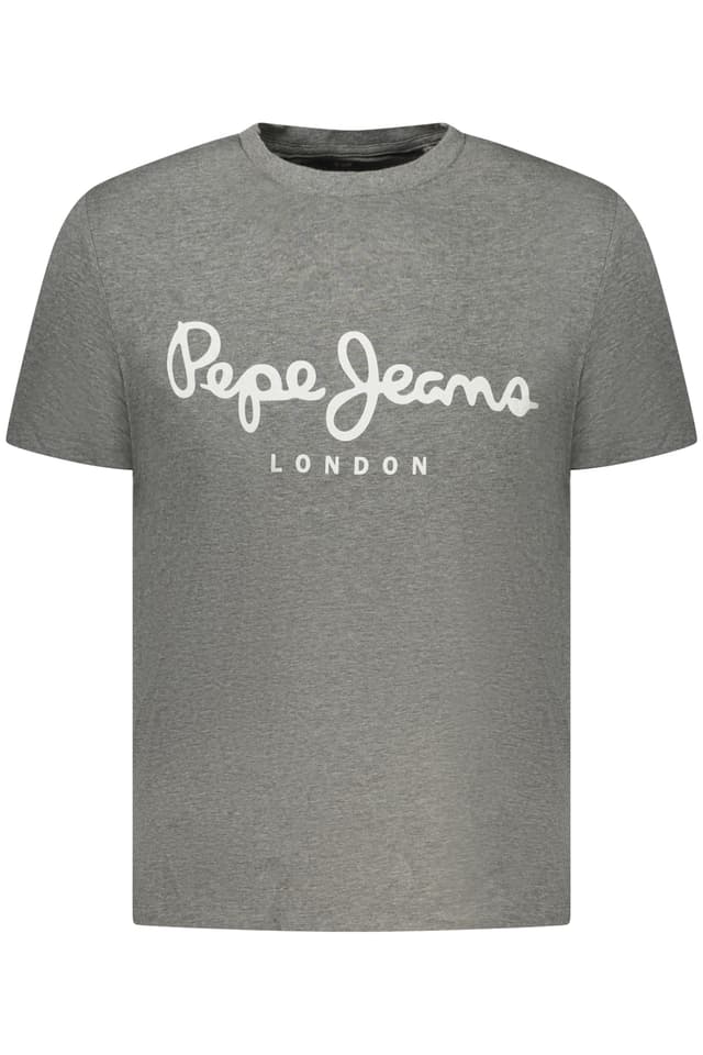 МЪЖКА ТЕНИСКА С КЪС РЪКАВ PEPE JEANS, СИВА