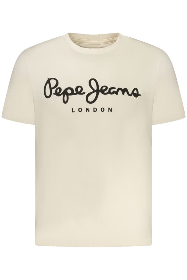 МЪЖКА ТЕНИСКА С КЪС РЪКАВ PEPE JEANS, БЕЖОВА
