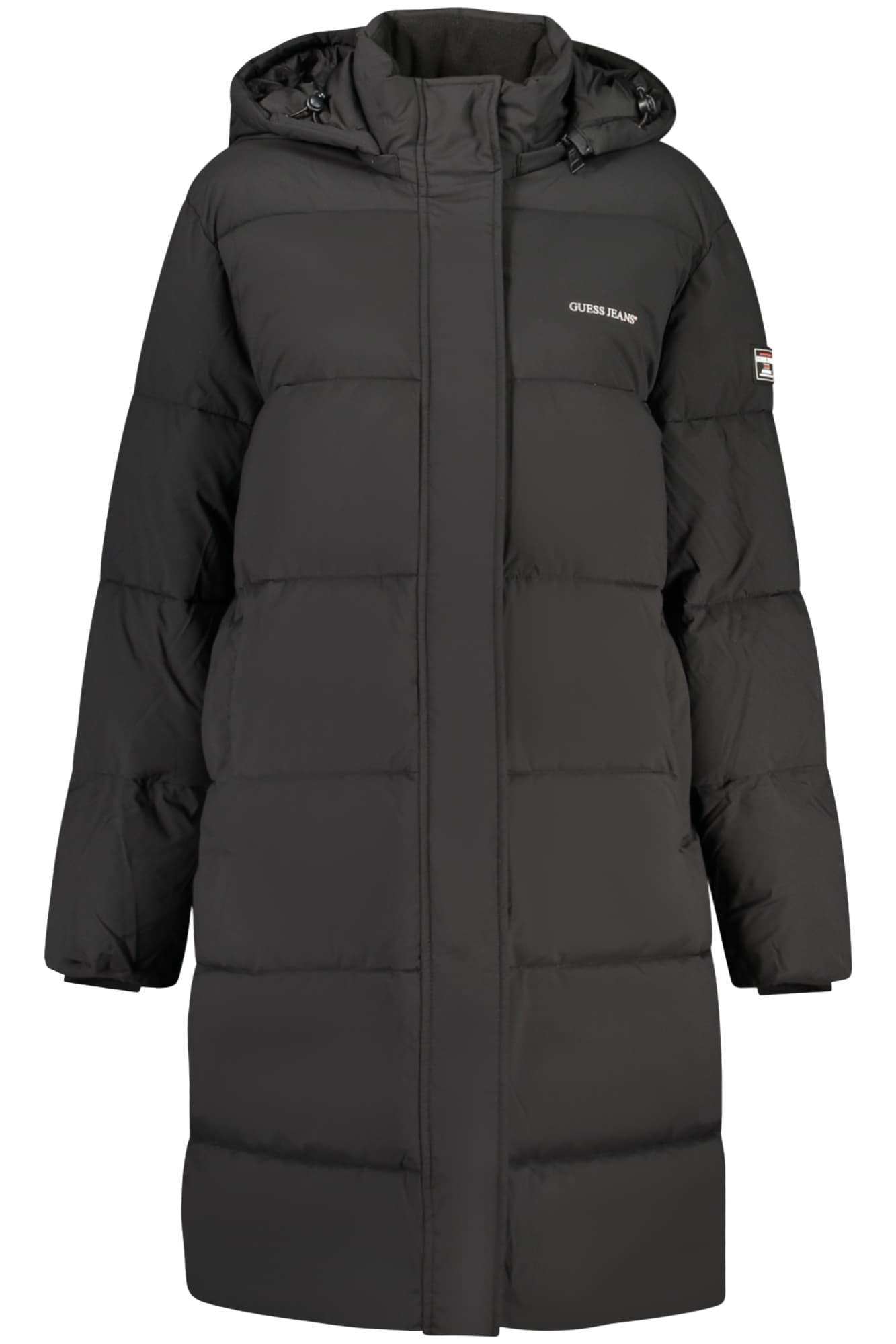 Дамско черно яке GUESS JEANS - GUESS JEANS