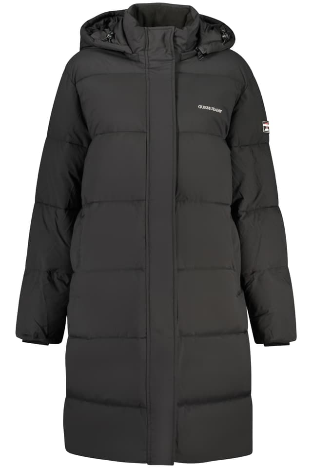 Дамско черно яке GUESS JEANS