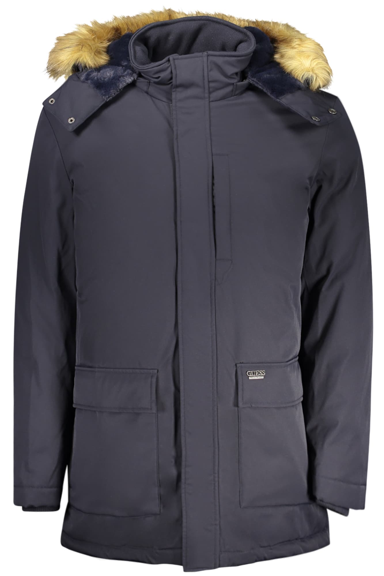 Мъжко синьо яке GUESS JEANS - GUESS JEANS