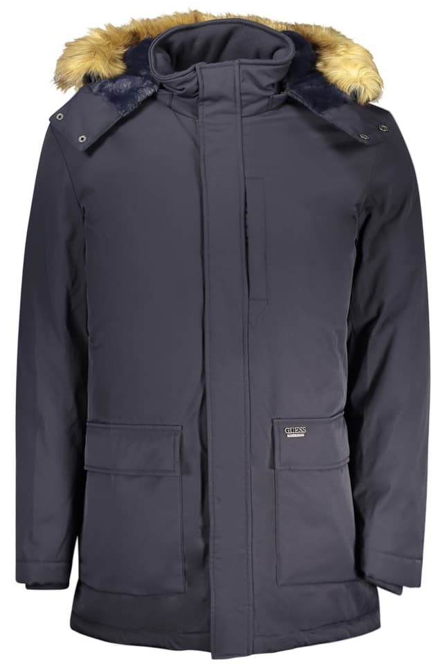 Мъжко синьо яке GUESS JEANS