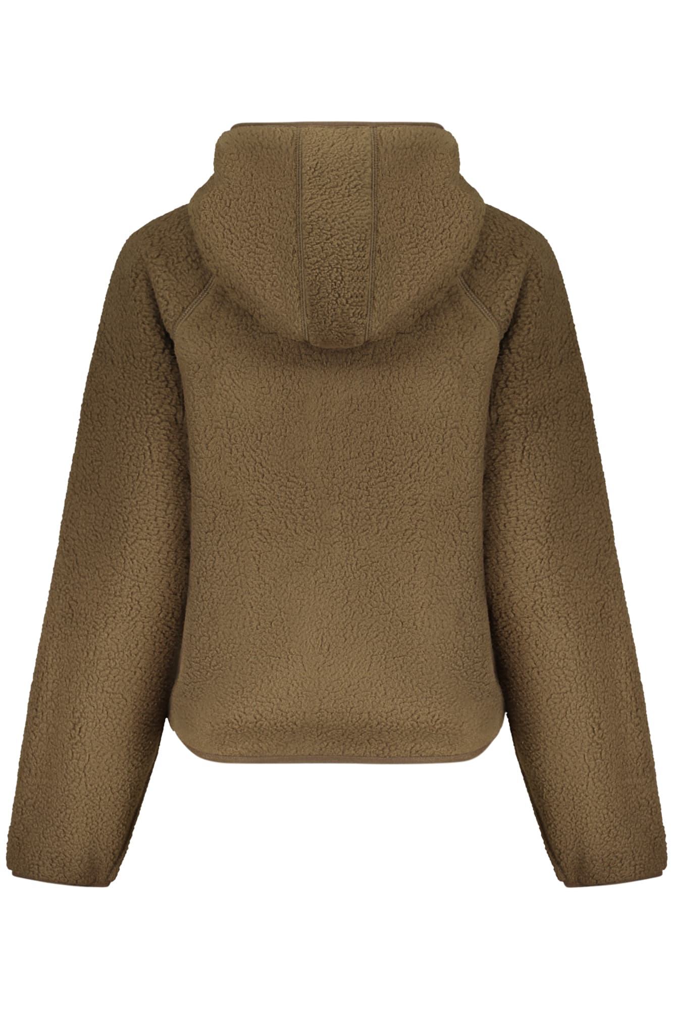 ДАМСКИ КАФЯВ СУИТШЪРТ С ЦИП GUESS JEANS - GUESS JEANS