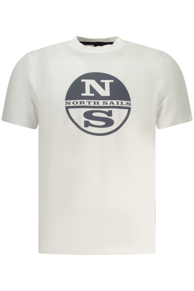 МЪЖКА ТЕНИСКА С КЪС РЪКАВ NORTH SAILS, БЯЛА