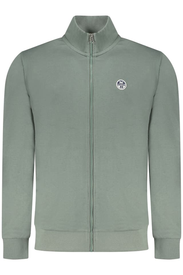 МЪЖКИ ЗЕЛЕН СУИТШЪРТ С ЦИП NORTH SAILS