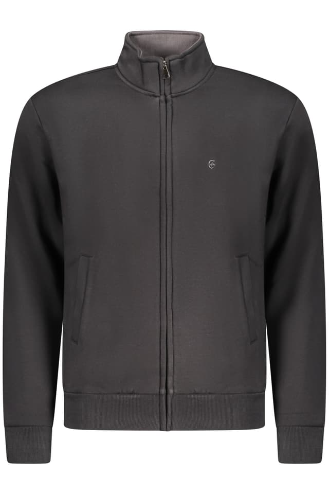 Мъжки черен суитшърт с цип COVERI MOVING