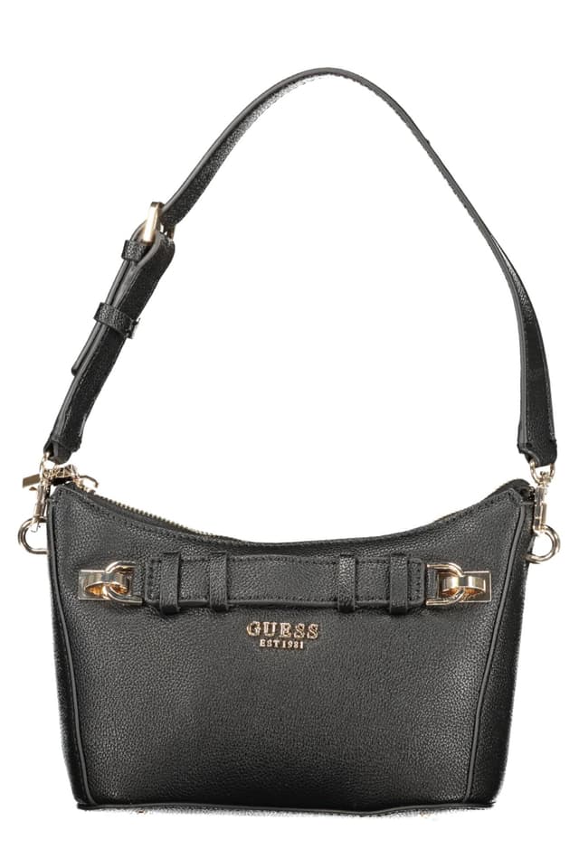 Чанта GUESS JEANS за жени, черна