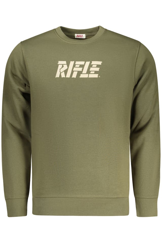 Мъжки суитшърт с цип RIFLEVEL, зелен