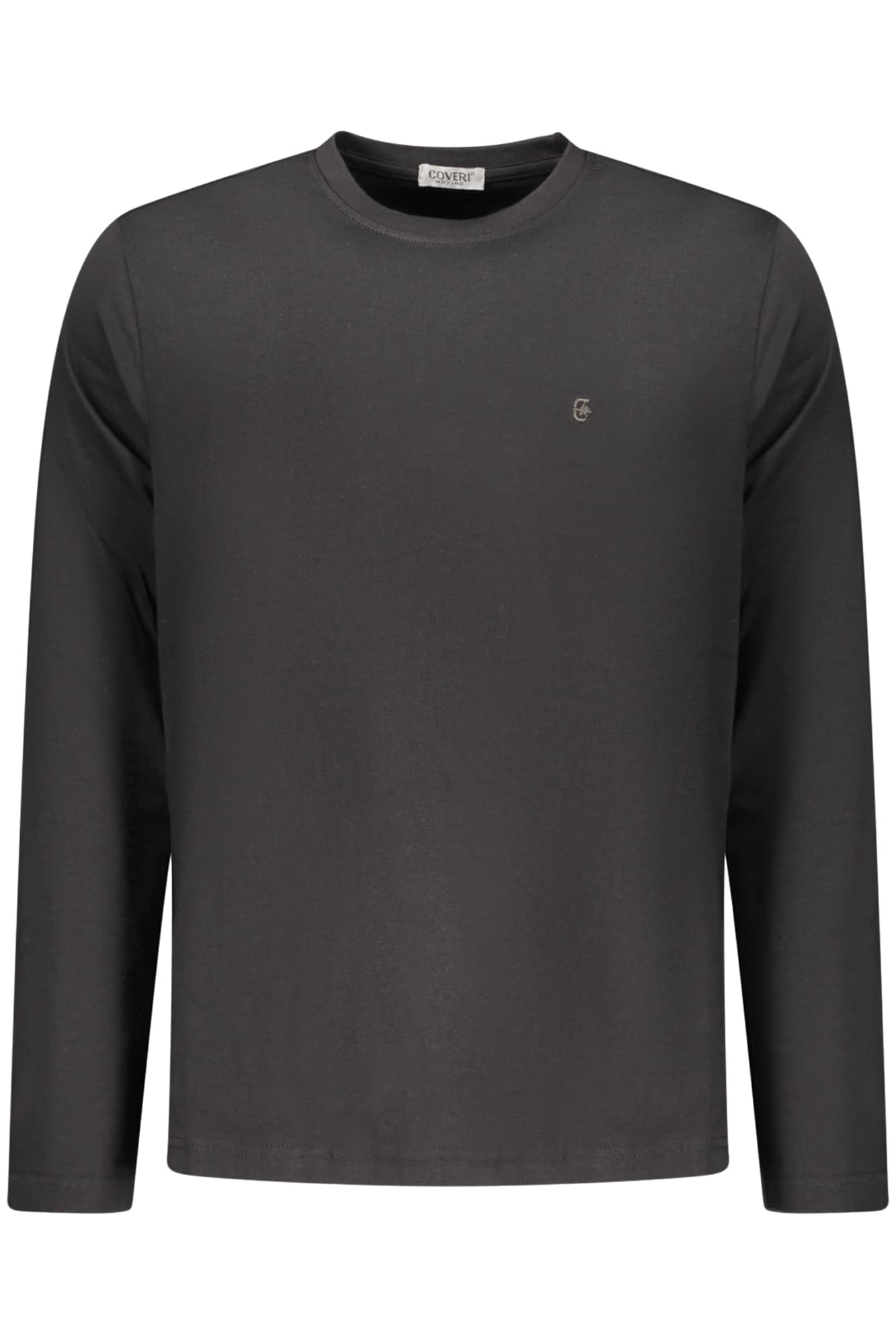 Мъжка тениска с дълъг ръкав COVERI MOVING, черна - COVERI MOVING