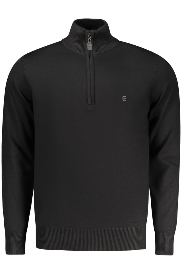 Мъжка черна риза COVERI MOVING