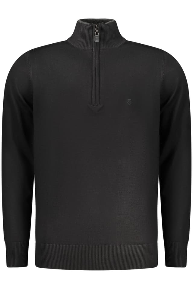 Мъжка черна риза COVERI MOVING