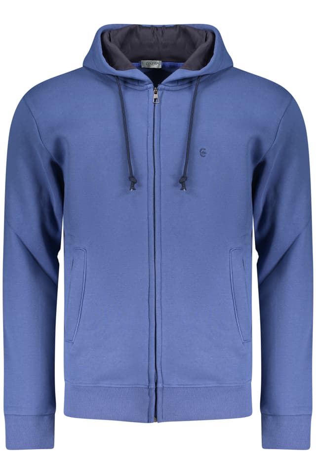 Мъжки суитшърт с цип COVERI MOVING, син