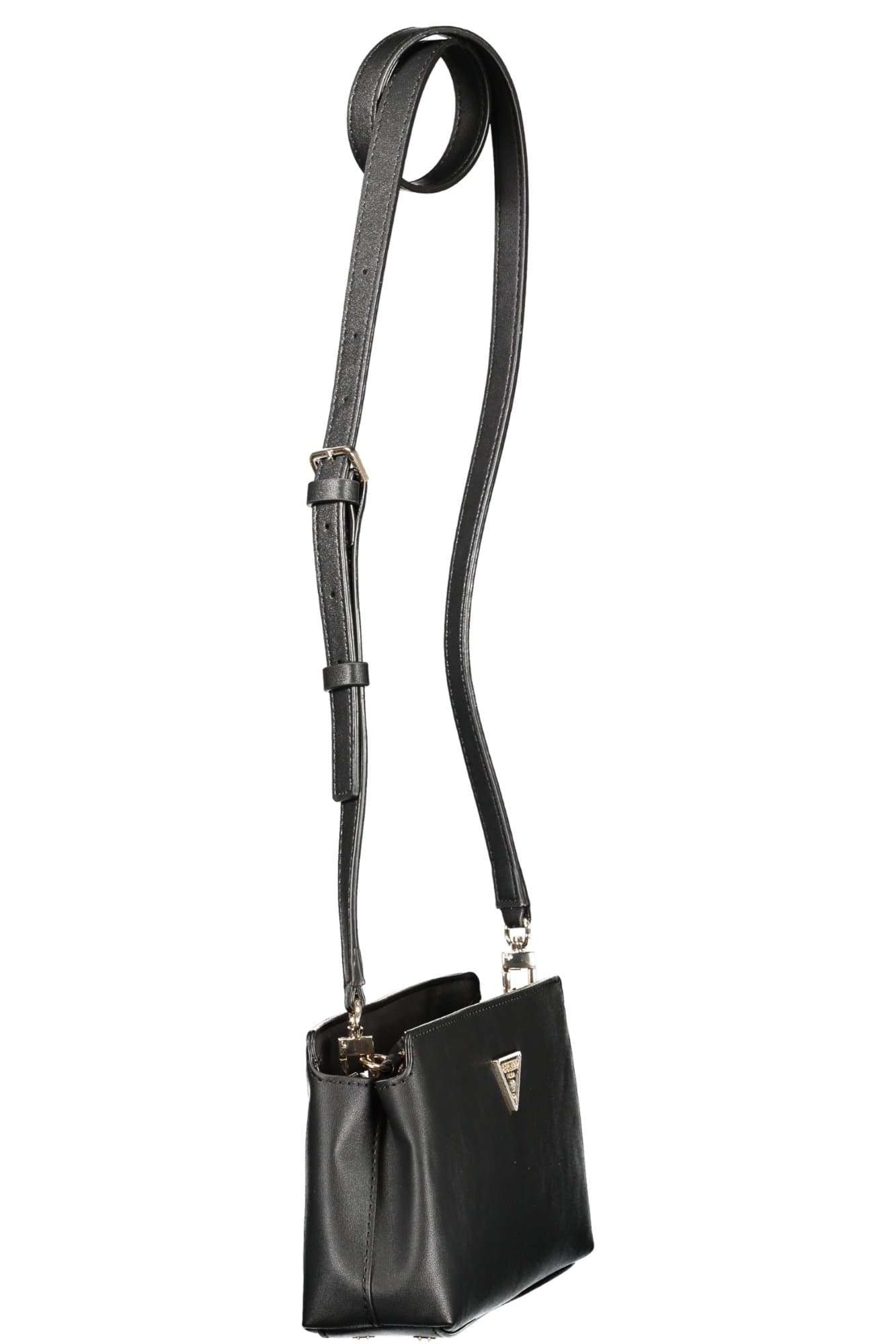 Чанта GUESS JEANS за жени, черна - GUESS JEANS