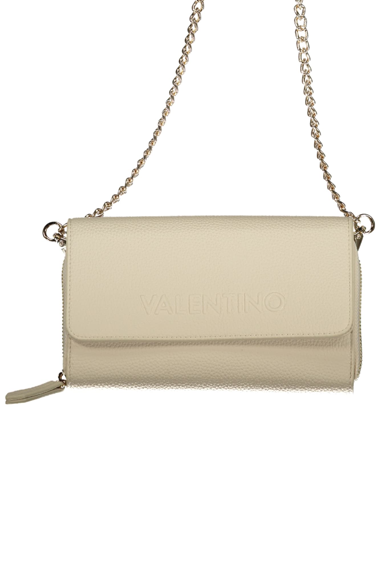 ДАМСКИ БЕЖОВ ПОРТФЕЙЛ VALENTINO ЧАНТИ - VALENTINO BAGS