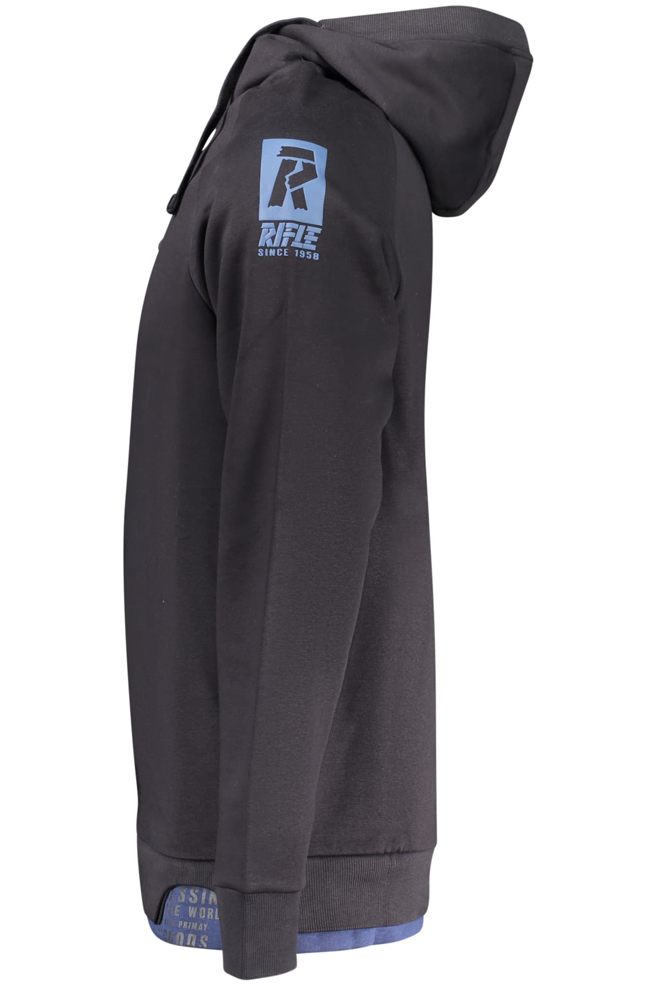 Мъжки суитшърт с цип RIFLE, син - RIFLE