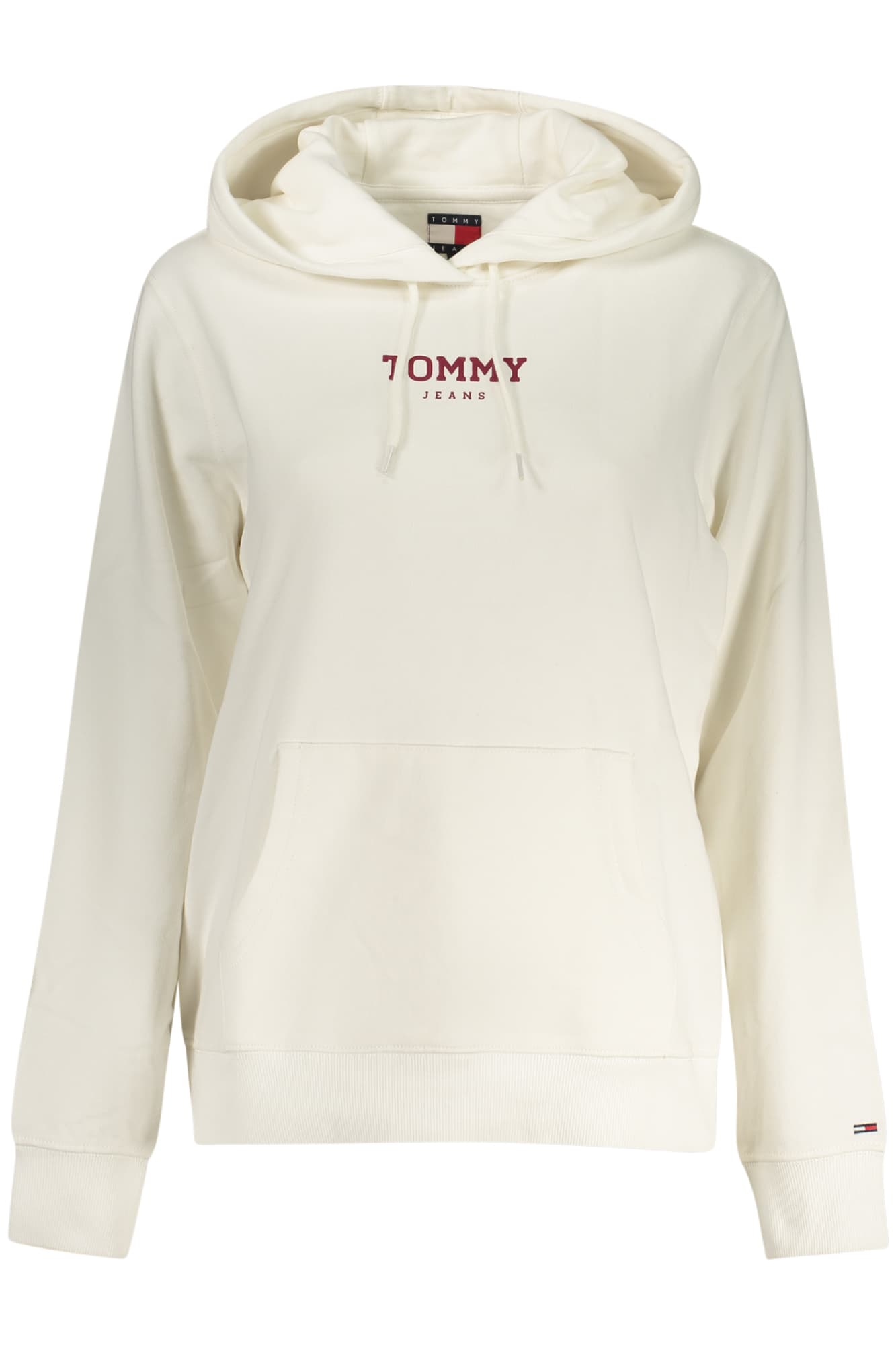 ДАМСКИ СУИТШЪРТ С ЦИП TOMMY HILFIGER, БЯЛ - TOMMY HILFIGER