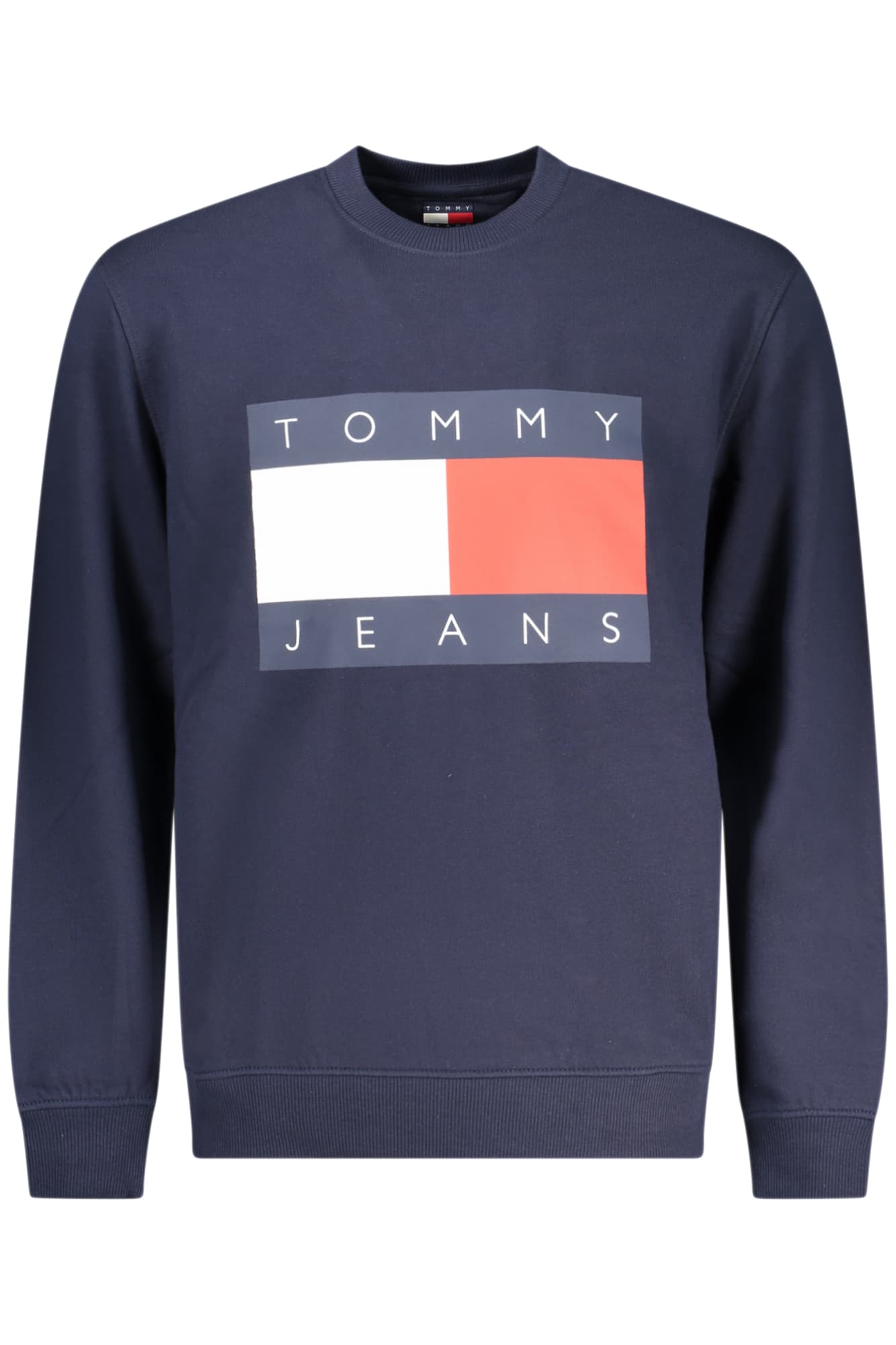 Мъжки суитшърт с цип TOMMY HILFIGER в син цвят - TOMMY HILFIGER