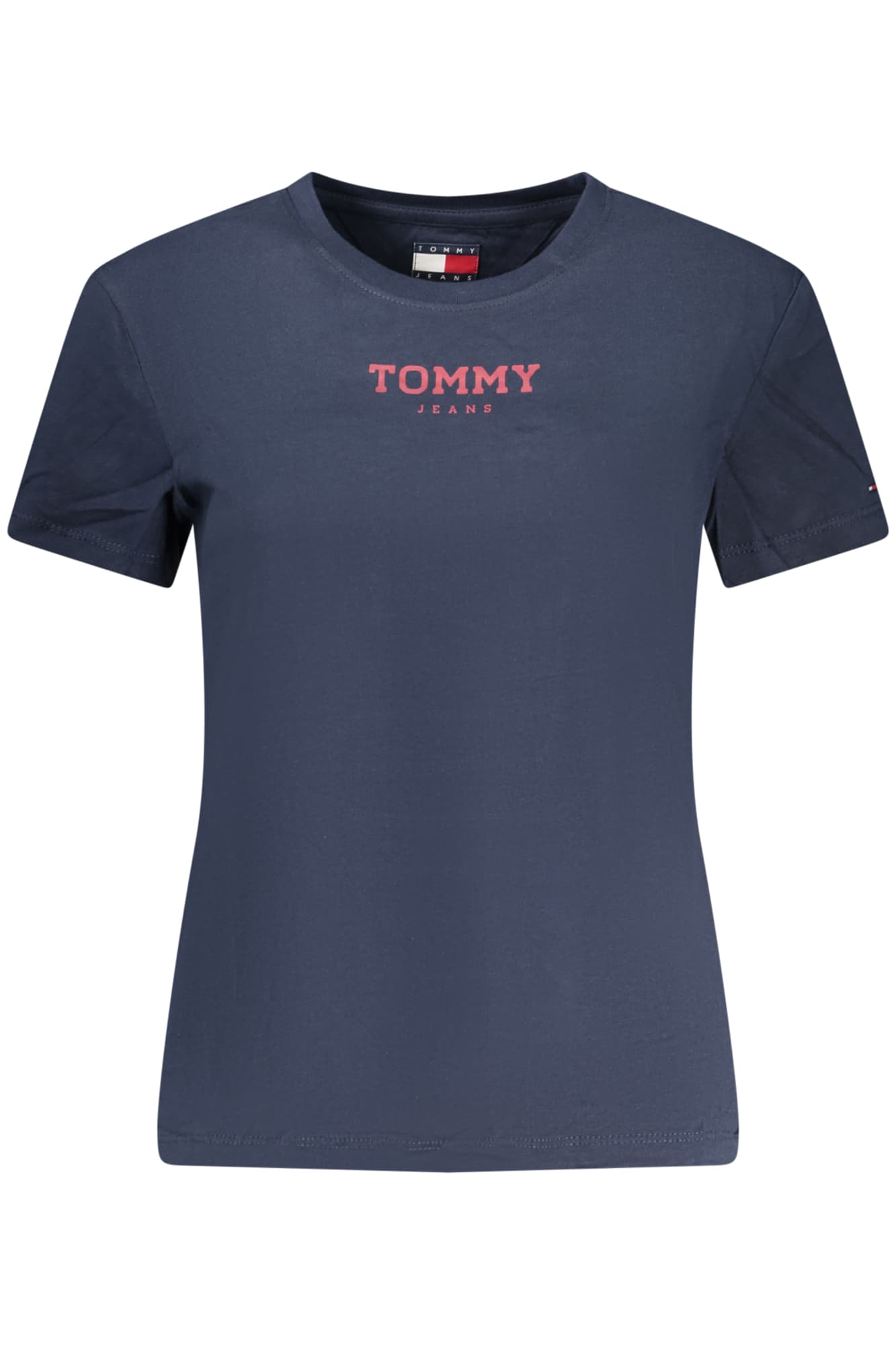 ДАМСКА ТЕНИСКА С КЪС РЪКАВ TOMMY HILFIGER, СИНЯ - TOMMY HILFIGER