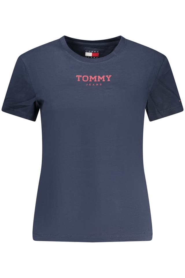 ДАМСКА ТЕНИСКА С КЪС РЪКАВ TOMMY HILFIGER, СИНЯ