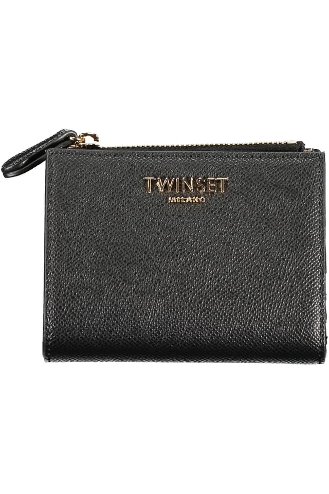 Дамски черен портфейл TWINSET