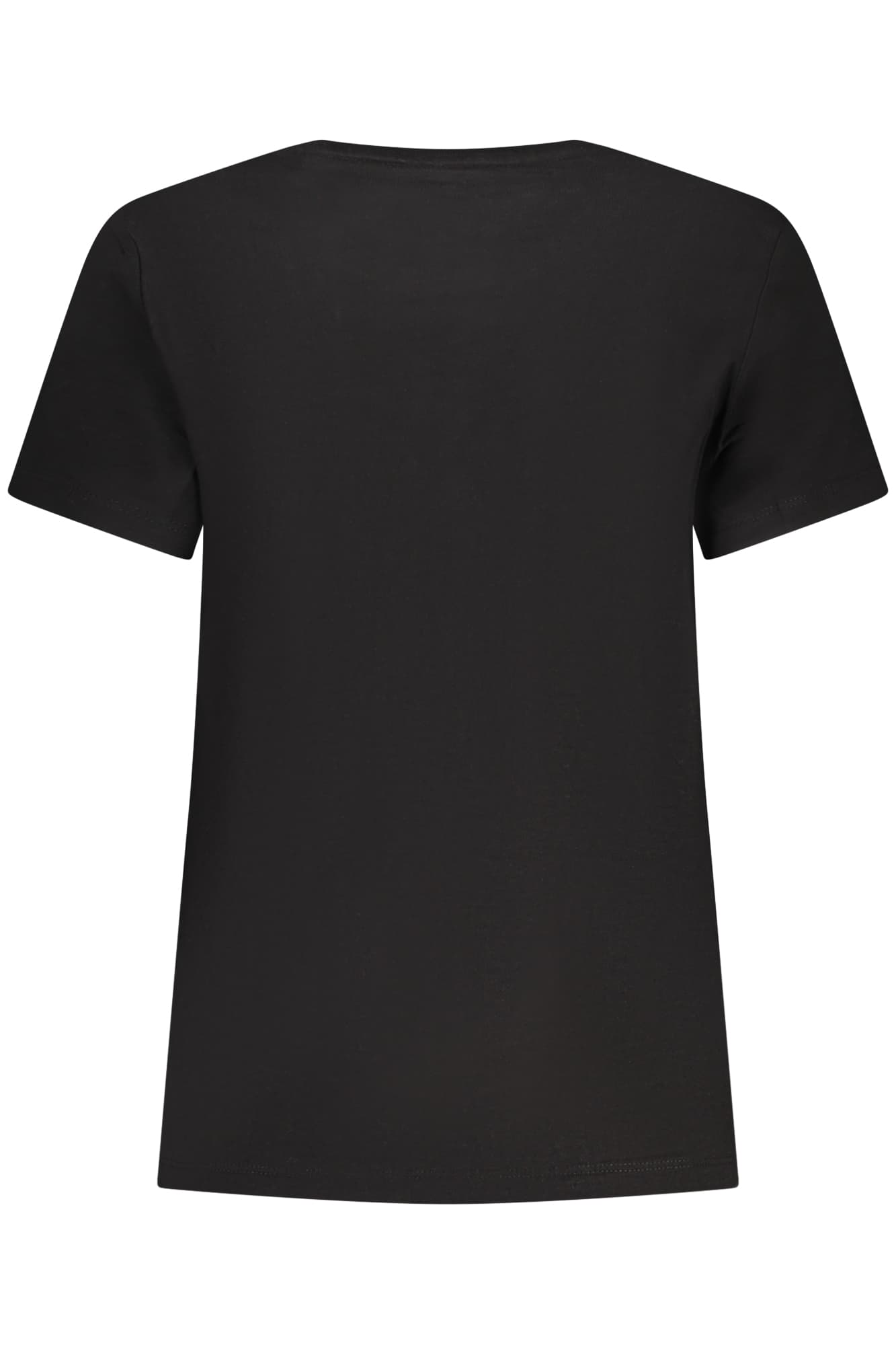 Дамска тениска с къс ръкав GUESS JEANS, черна - GUESS JEANS