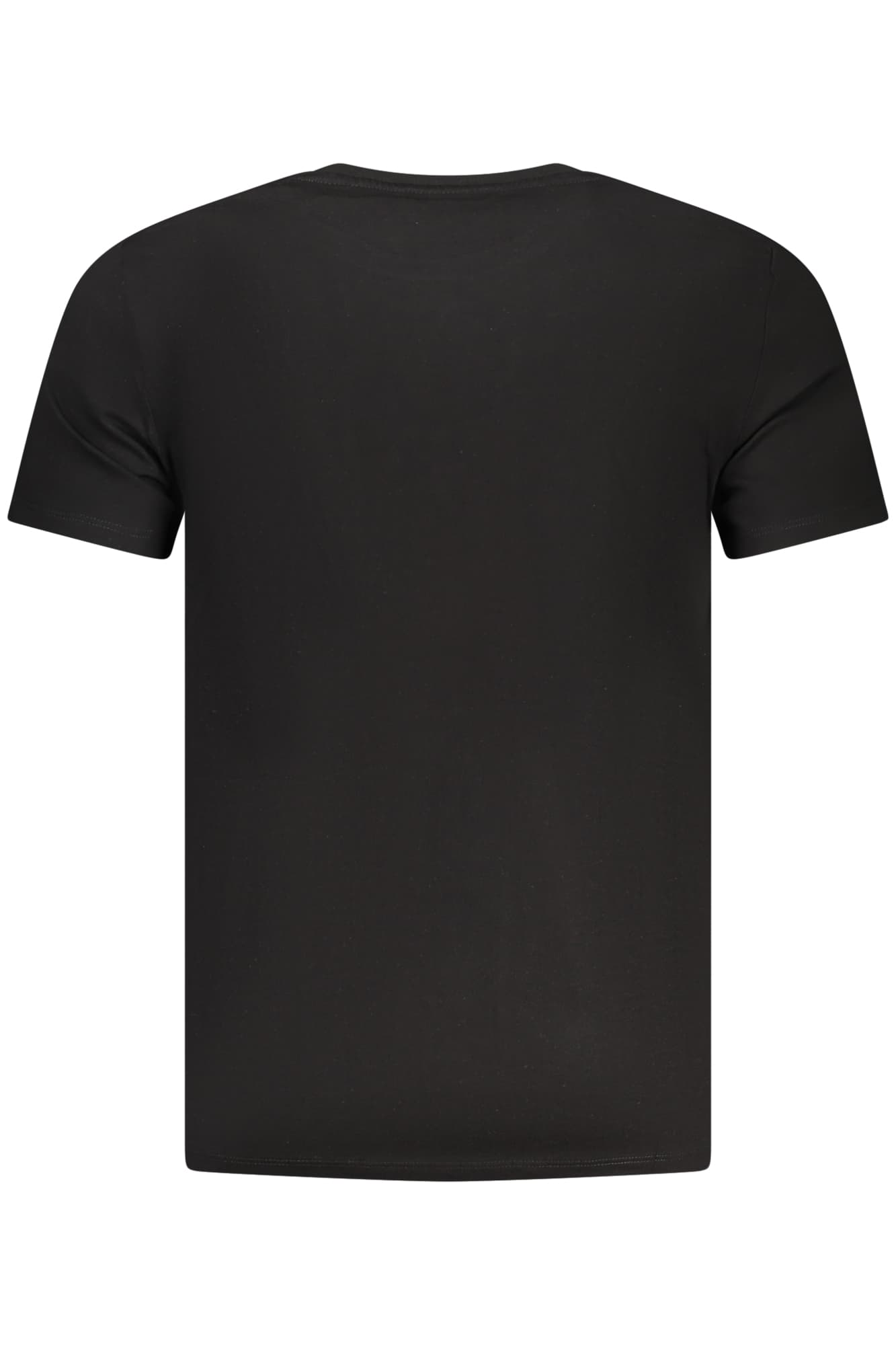 МЪЖКА ТЕНИСКА С КЪС РЪКАВ GUESS JEANS, ЧЕРНА - GUESS JEANS