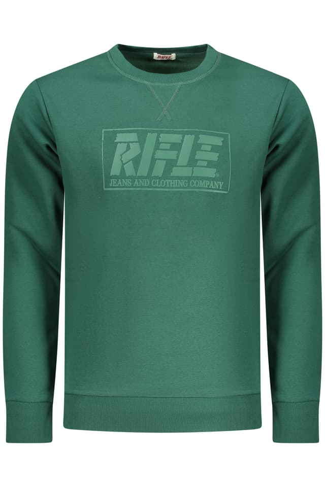 Мъжки суитшърт с цип RIFLEVEL, зелен