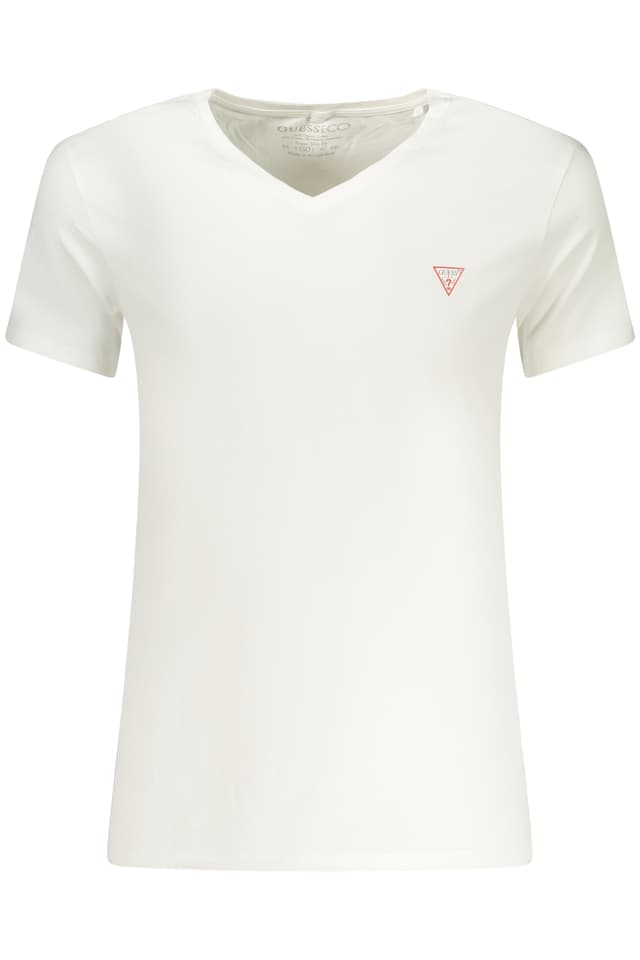 МЪЖКА ТЕНИСКА С КЪС РЪКАВ GUESS JEANS, БЯЛА