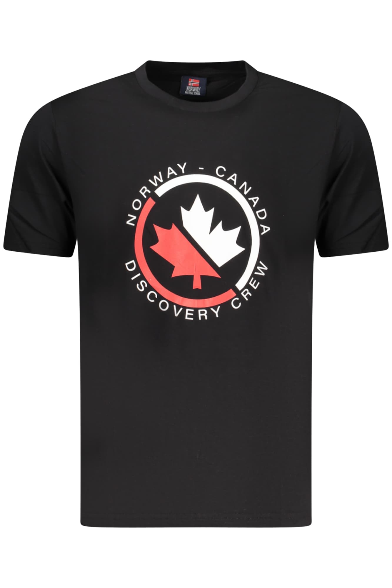 НОРВЕГИЯ 1963 МЪЖКА ТЕНИСКА С КЪС РЪКАВ, ЧЕРНА - NORWAY 1963