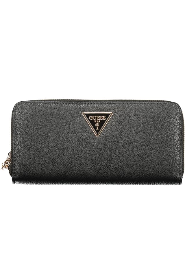 ДАМСКИ ЧЕРЕН ПОРТФЕЙЛ GUESS JEANS
