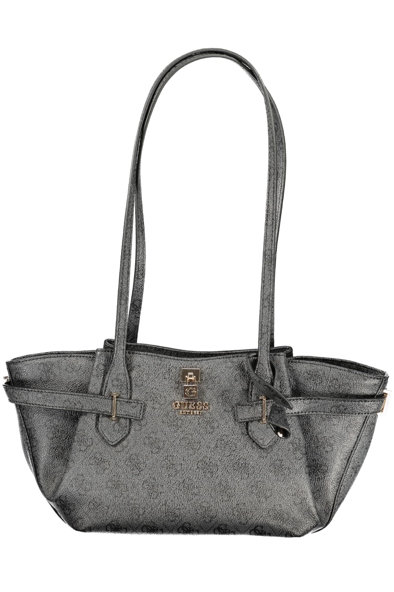 Чанта GUESS JEANS за жени, черна - GUESS JEANS