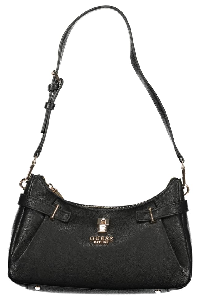 Чанта GUESS JEANS за жени, черна