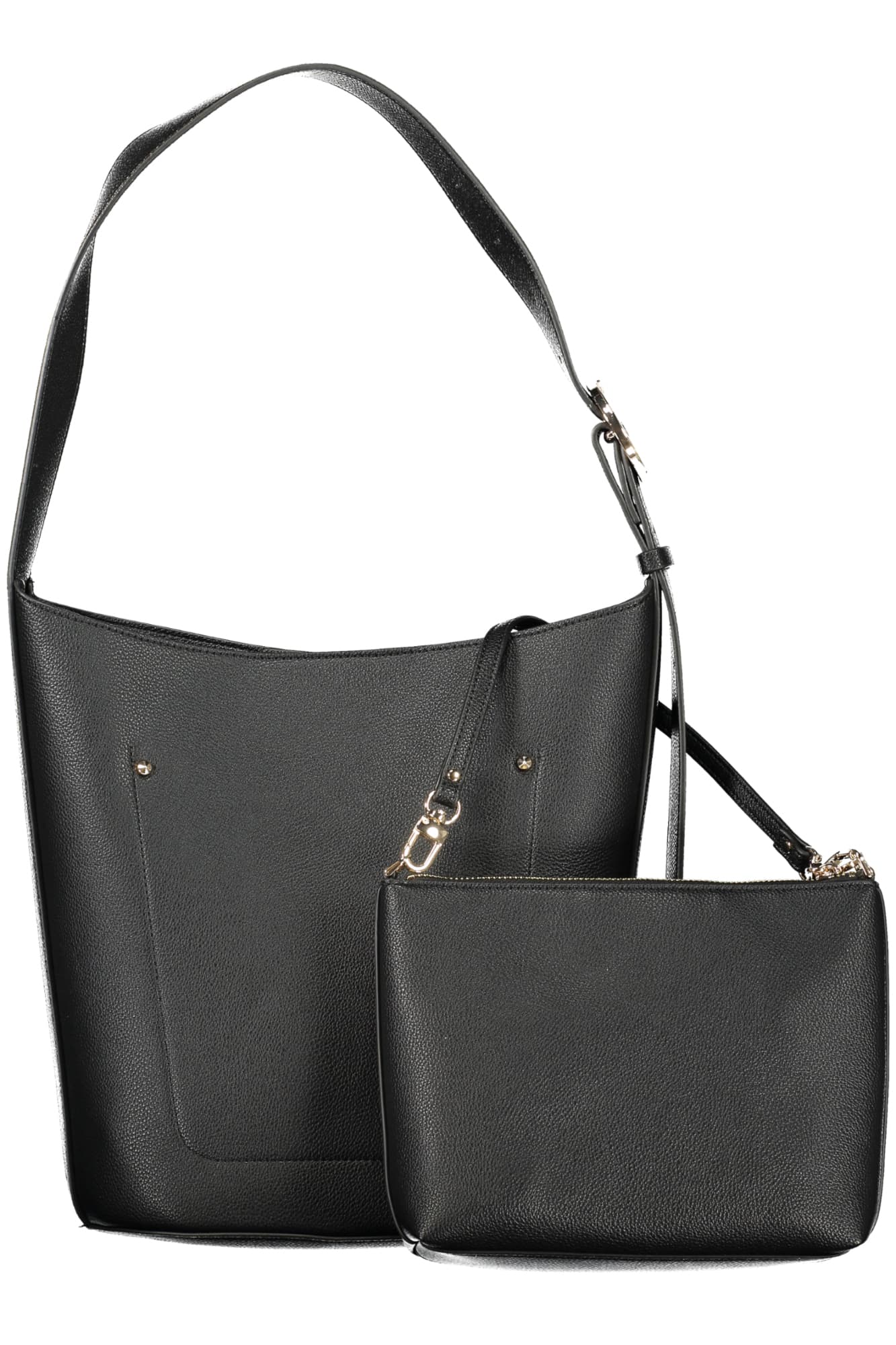 Чанта GUESS JEANS за жени, черна - GUESS JEANS