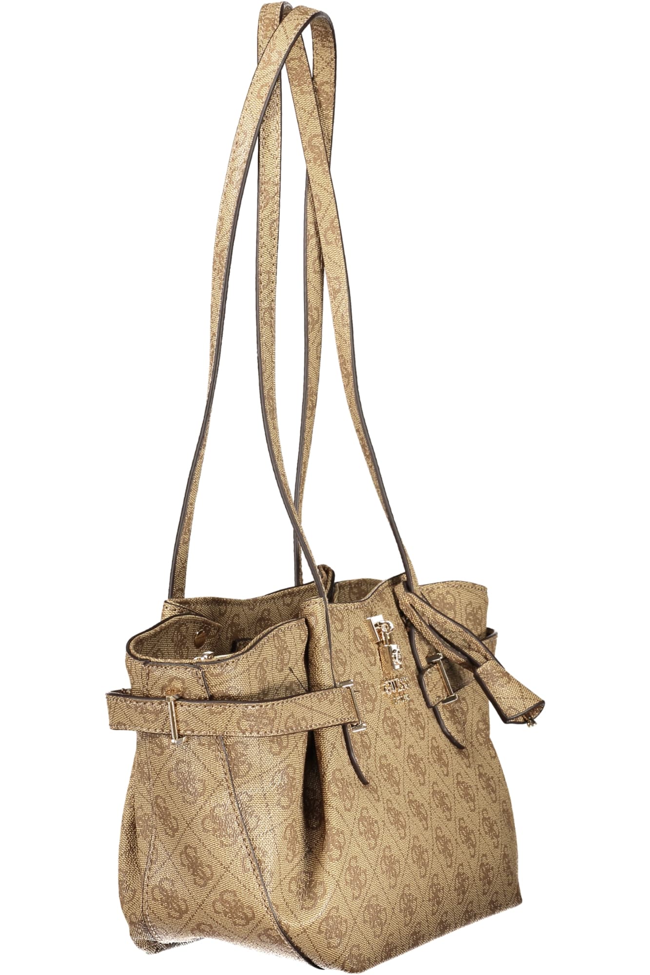 Дамска бежова чанта GUESS JEANS - GUESS JEANS