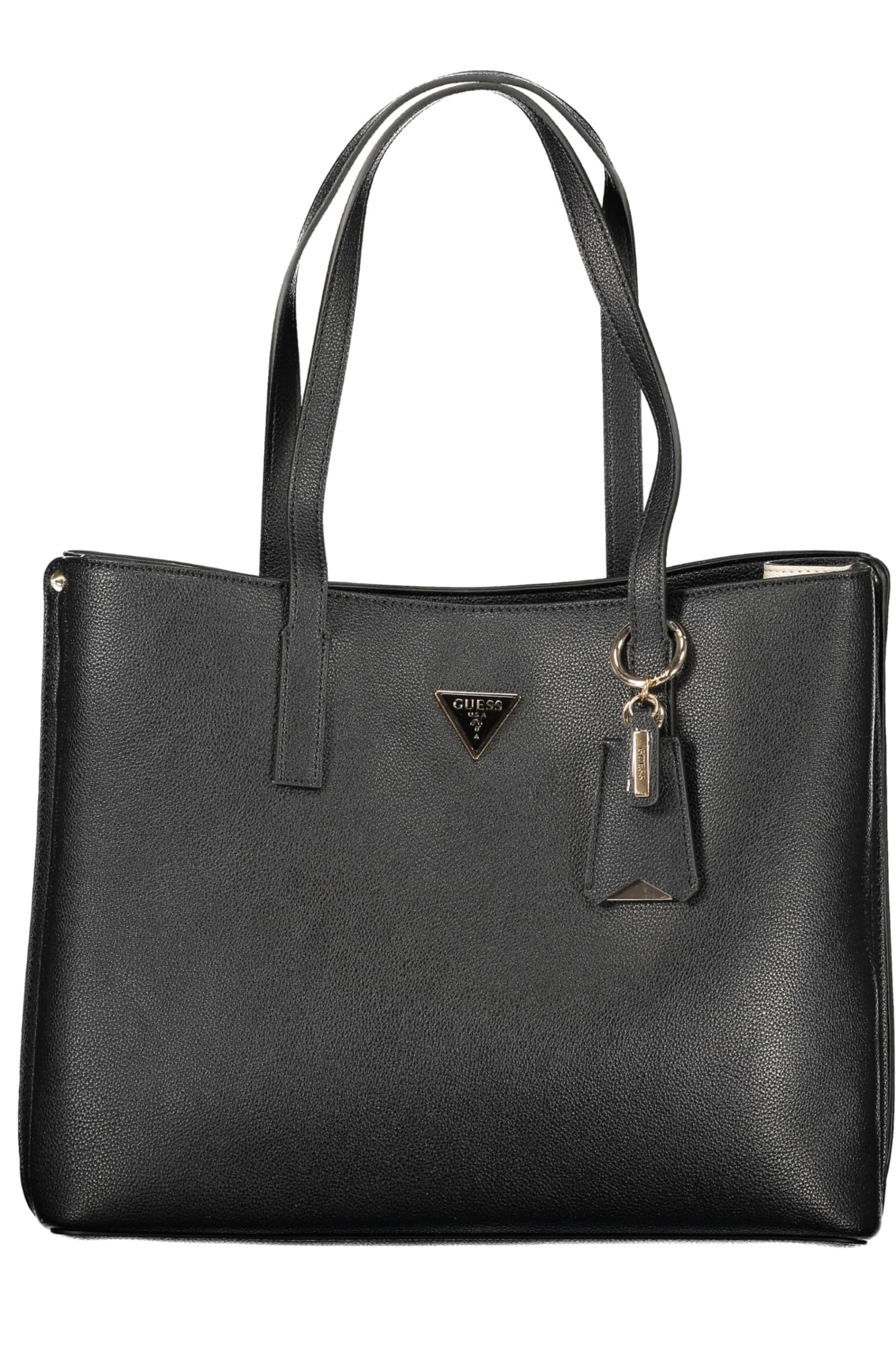 Чанта GUESS JEANS за жени, черна - GUESS JEANS