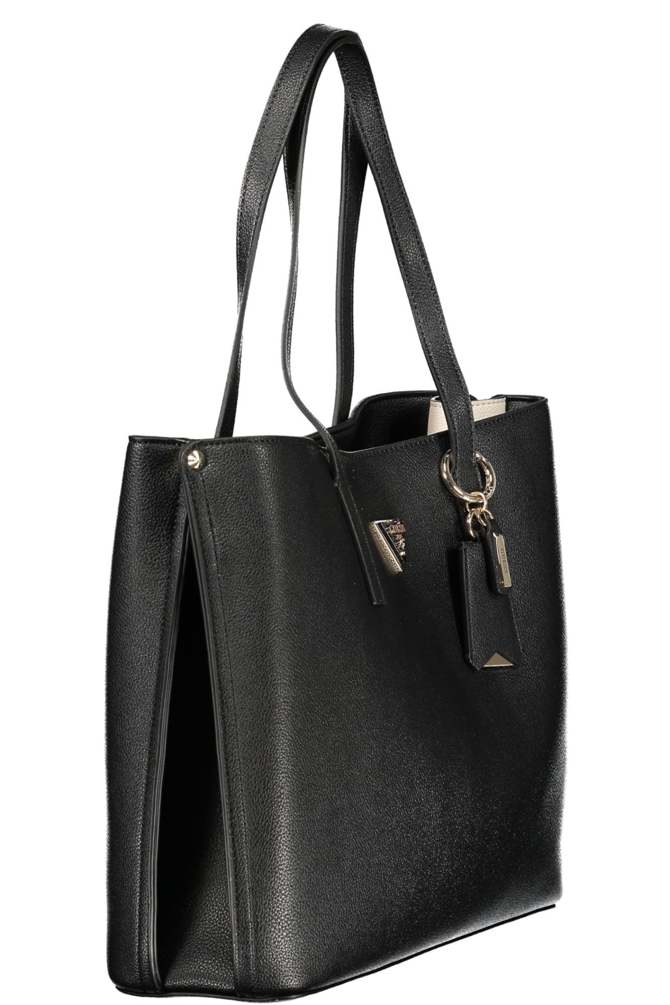 Чанта GUESS JEANS за жени, черна - GUESS JEANS