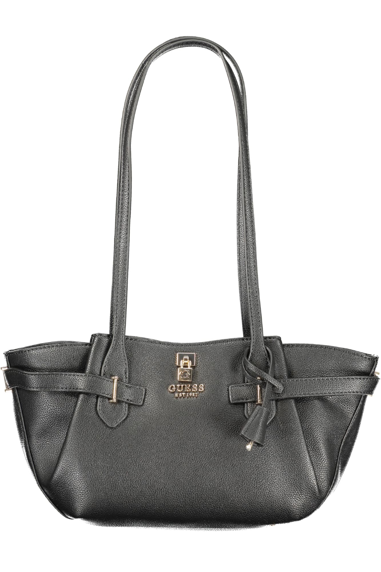 Чанта GUESS JEANS за жени, черна - GUESS JEANS