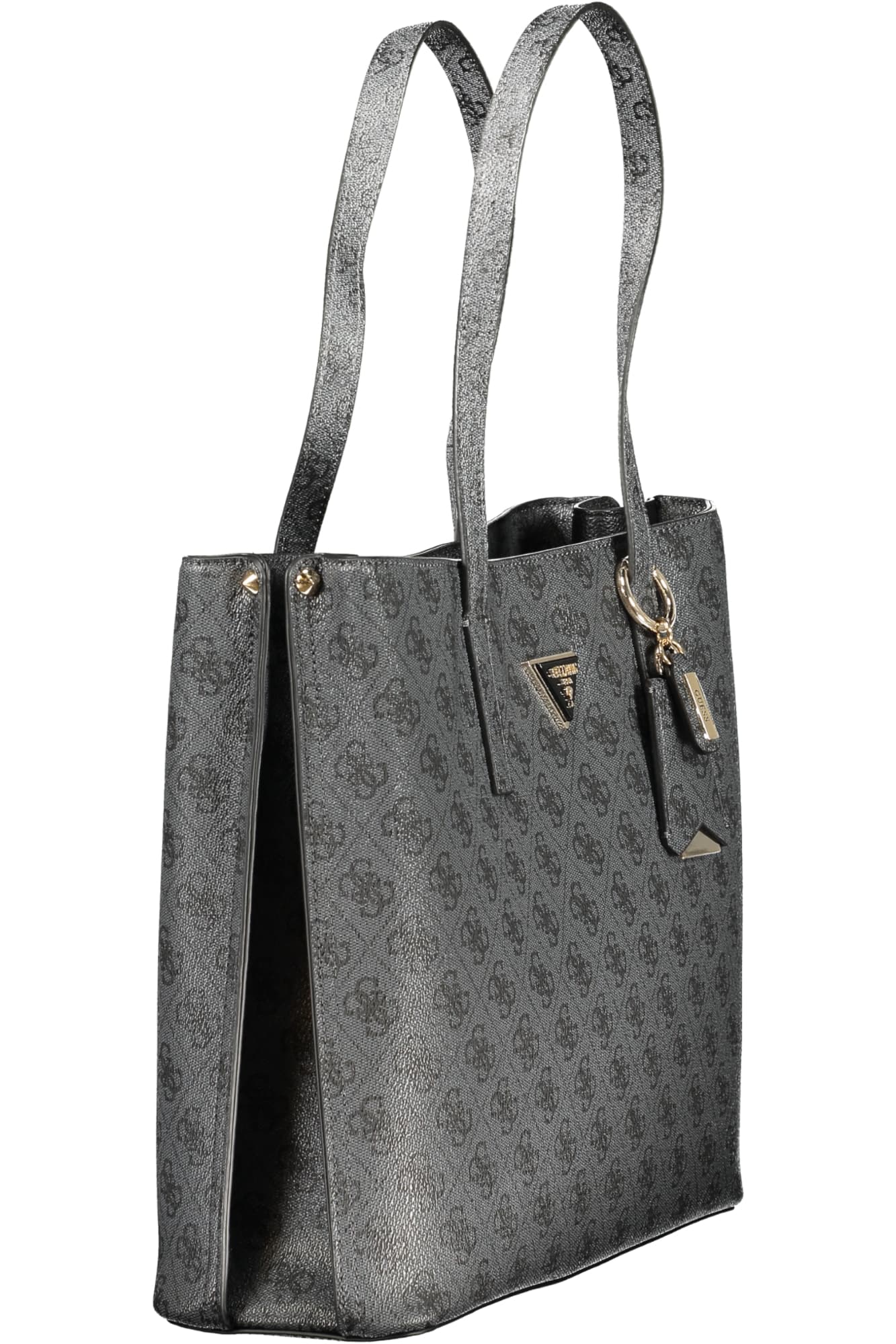 Чанта GUESS JEANS за жени, черна - GUESS JEANS