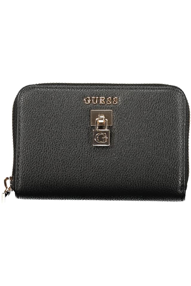 ДАМСКИ ЧЕРЕН ПОРТФЕЙЛ GUESS JEANS