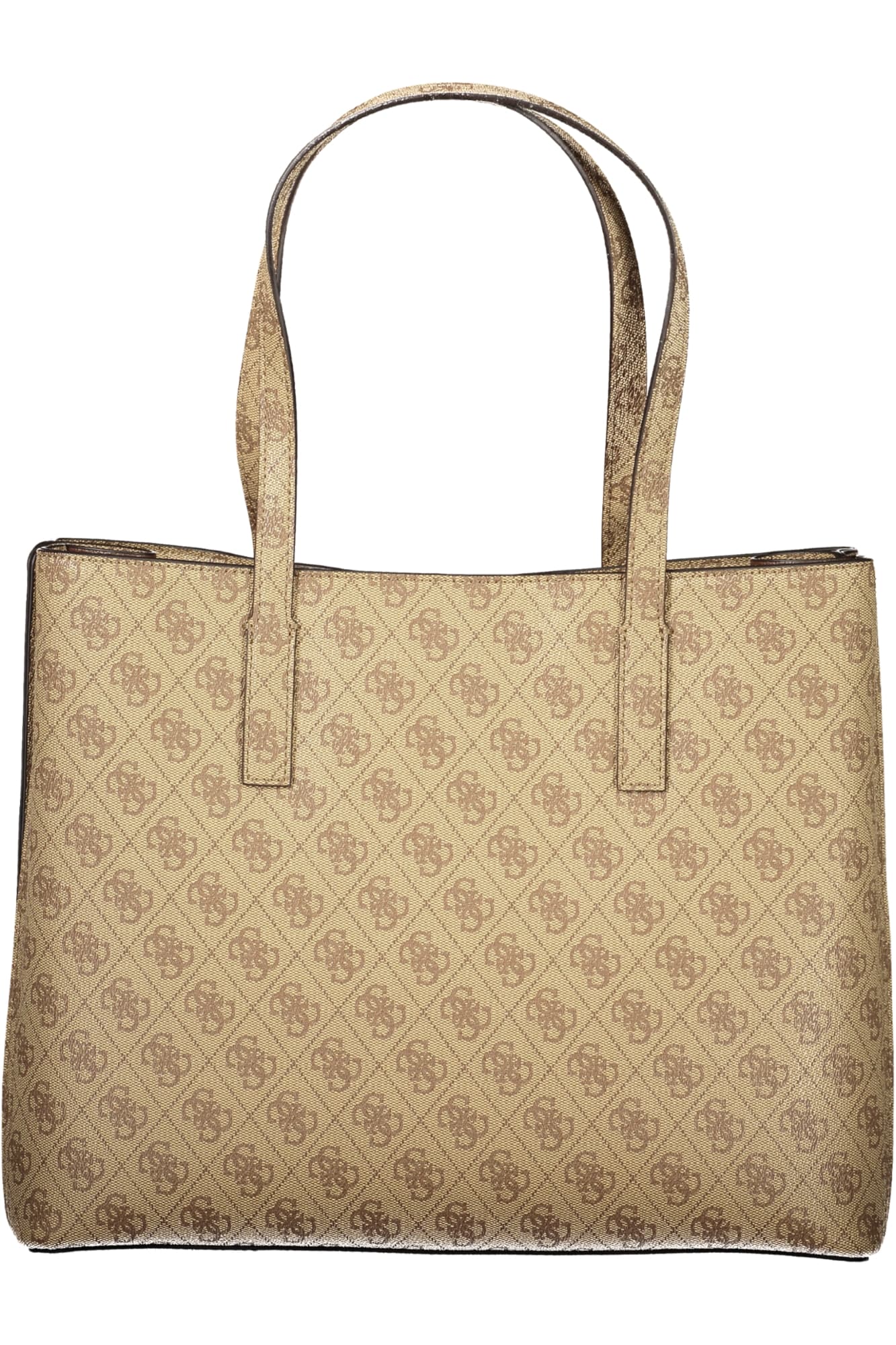 Дамска бежова чанта GUESS JEANS - GUESS JEANS