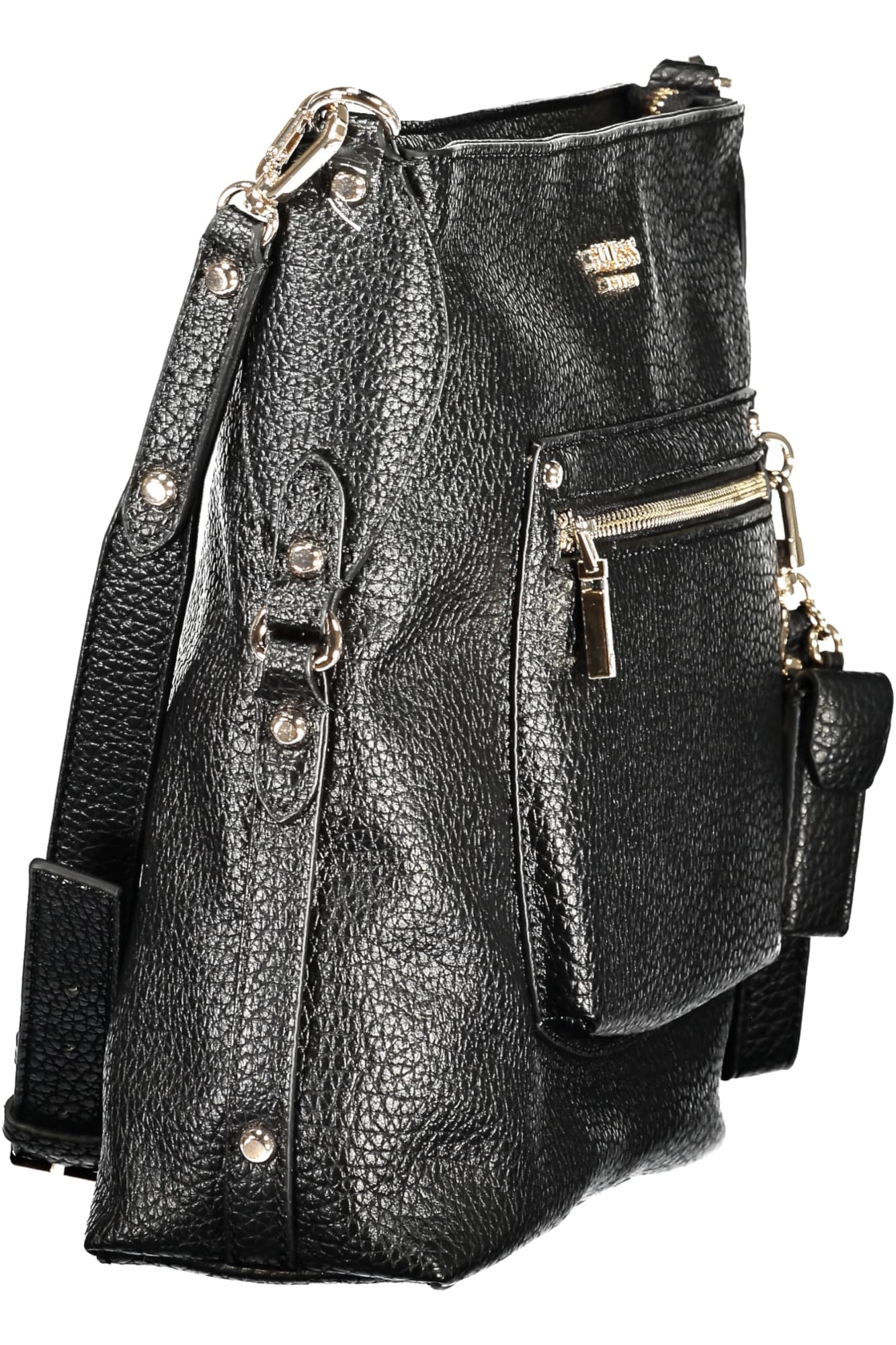 Чанта GUESS JEANS за жени, черна - GUESS JEANS