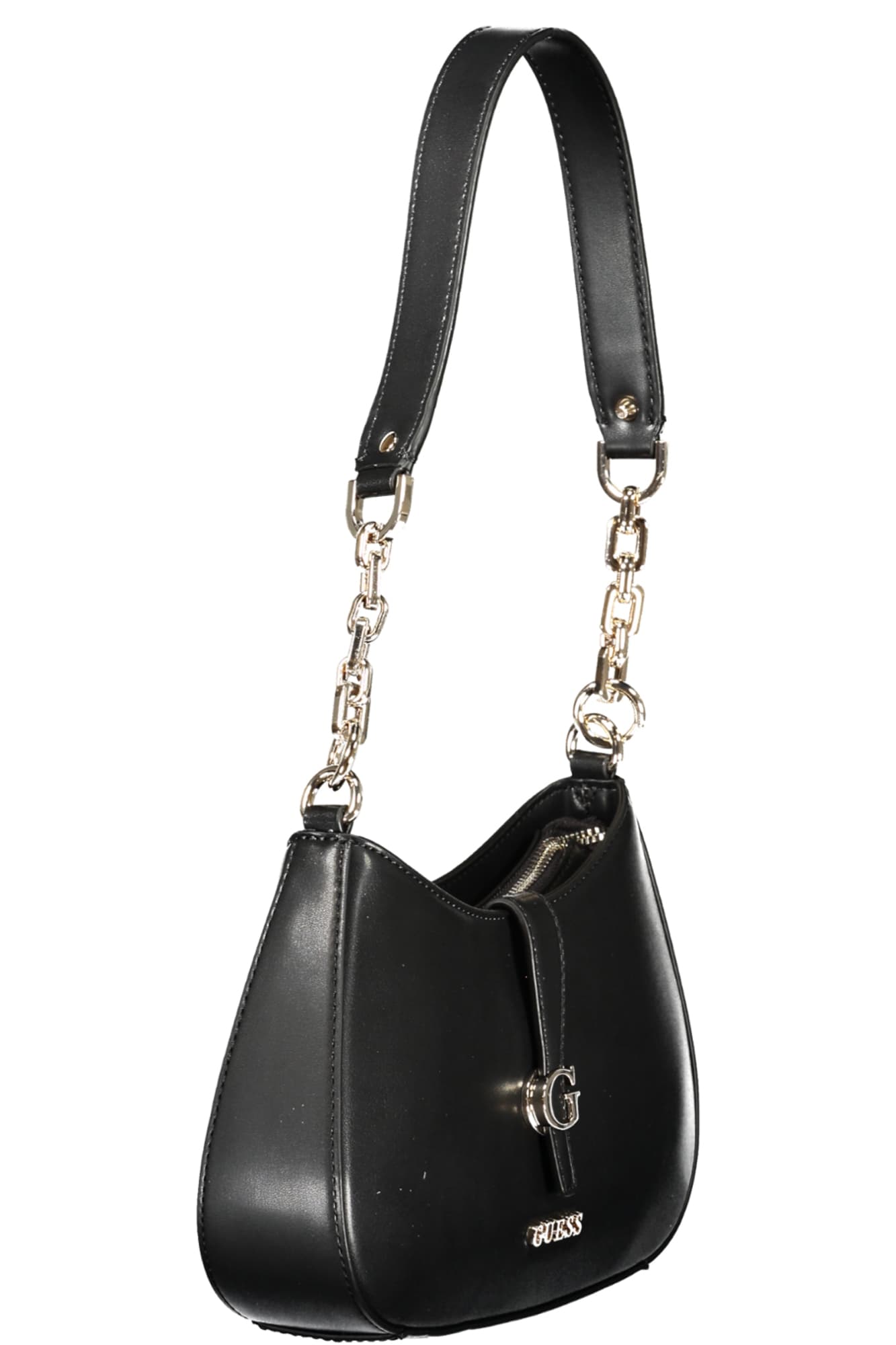 Чанта GUESS JEANS за жени, черна - GUESS JEANS