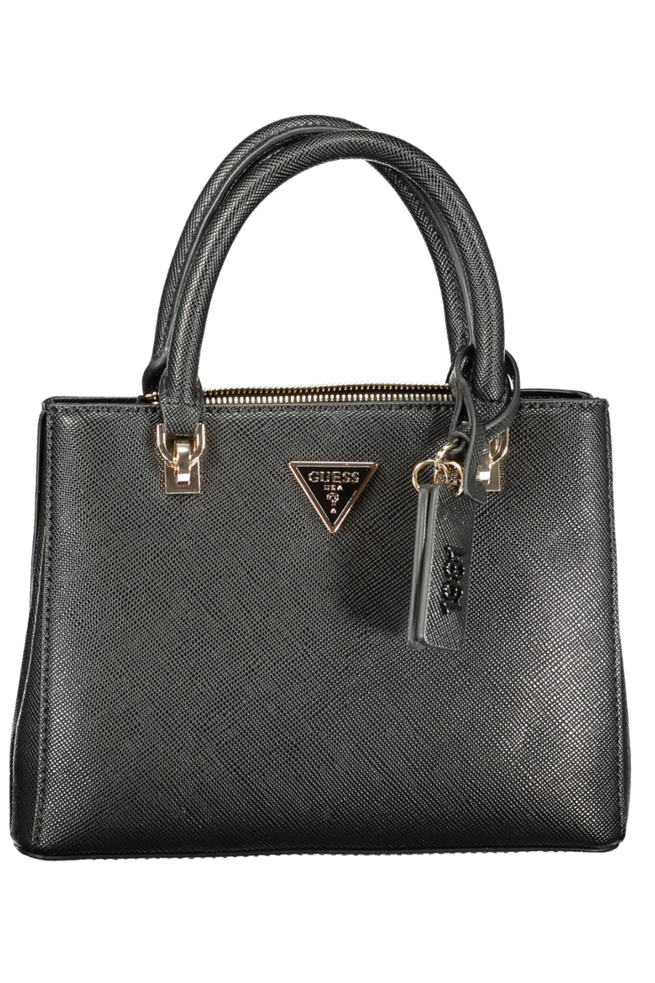 Чанта GUESS JEANS за жени, черна - GUESS JEANS