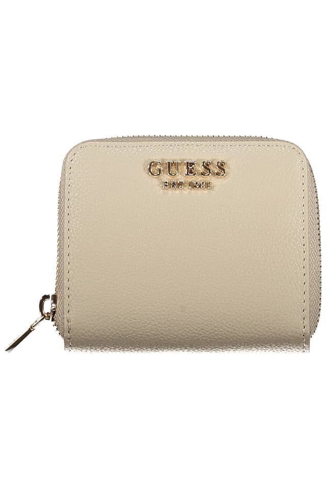 Дамски бежов портфейл GUESS JEANS