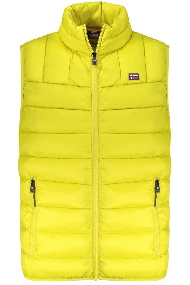 НОРВЕГИЯ 1963 МЪЖКО ЖЪЛТО БЕЗРЪКАВО ЯКЕ