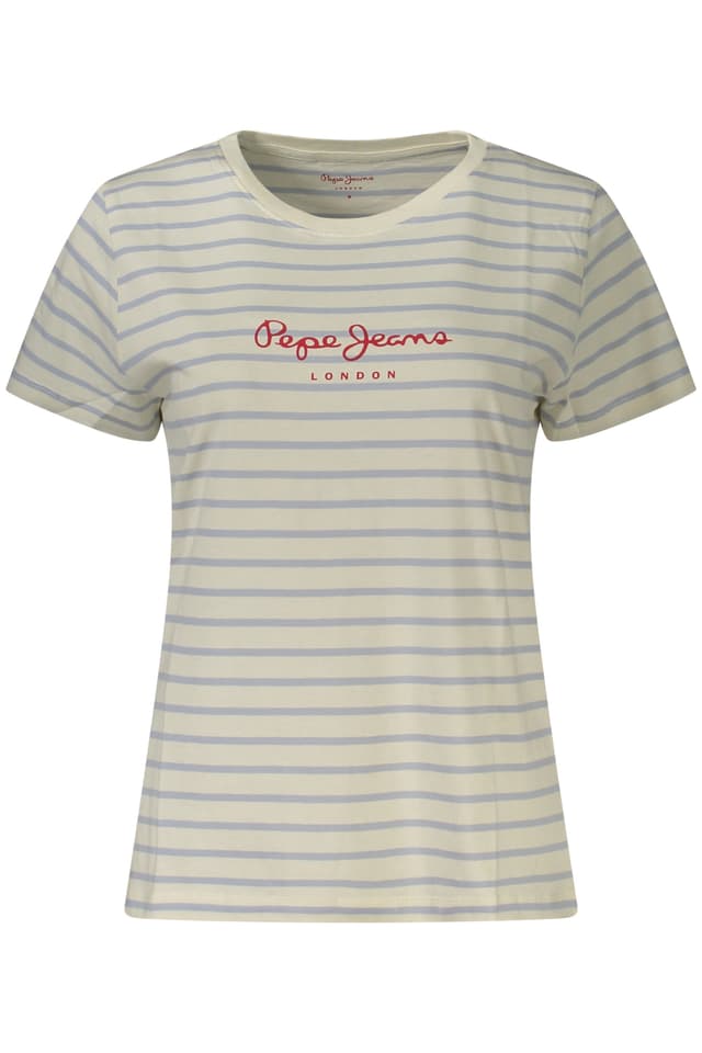 Дамска тениска с къс ръкав PEPE JEANS, бяла