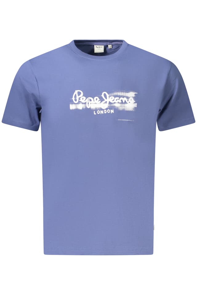 МЪЖКА ТЕНИСКА С КЪС РЪКАВ PEPE JEANS, СИНЯ